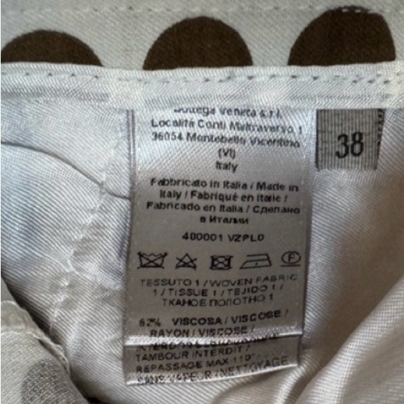 ❤️ NWT BOTTEGA VENETA RUNWAY COLLECTION POLKA DOT PANTS SIZE IT 38 Made in Italy - Picture 13 of 13